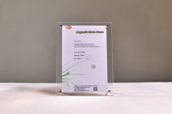 주문 아크릴 사진 디스플레이 스탠드 와 나사 로 된 초상화 와 풍경 online manufacture
