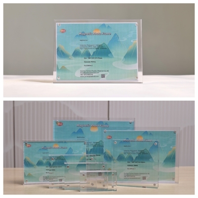 주문 커스텀 클리어 11x17 8.5x11 인치 아크릴 자기 사진 프레임 online manufacture