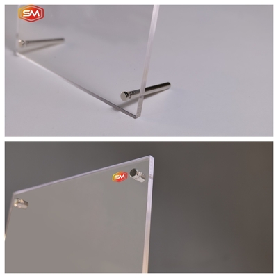 주문 스탠드 스크루와 아크릴 사진 프레임 발 5x7 인치 A4 그림 디스플레이 스탠드 online manufacture