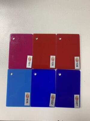 주문 산업 및 장식용으로 생생한 색상과 안정적인 성능을 갖춘 SM 프리미엄 캐스트 아크릴 시트 online manufacture