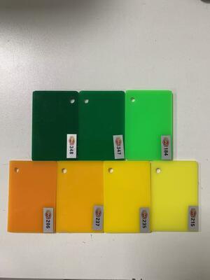 주문 상업 및 가정 DIY 프로젝트용 22mm 가공하기 쉬운 내구성 있는 컬러 갓 아크릴 시트 online manufacture