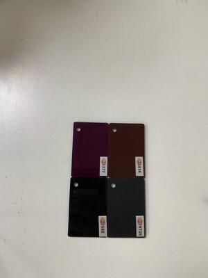 주문 Dark Colored Cast Acrylic Sheet 30mm Thick Opaque Panel for Interior Decoration online manufacture