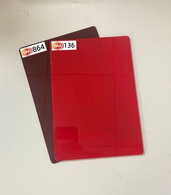 주문 상점 디스플레이 건설을 위한 18mm 두꺼운 Rich Russet Cast Acrylic Sheet online manufacture