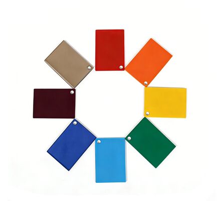 주문 버스 정류장 보호용 컬러드 아크릴 시트 18mm 자외선 저항 컬러드 아크릴 패널 online manufacture