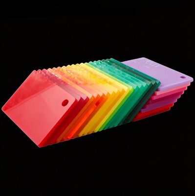 주문 2mm 색상 아크릴 시트, 장기간 사용해도 변색 없음 online manufacture