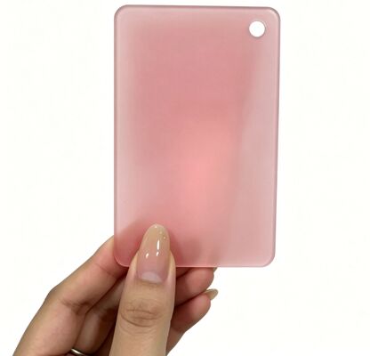 주문 반투명 핑크 3mm 젖빛 아크릴 시트 online manufacture