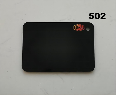 3mm 5mm 6mm 반짝이는 검은 색 아크릴 시트