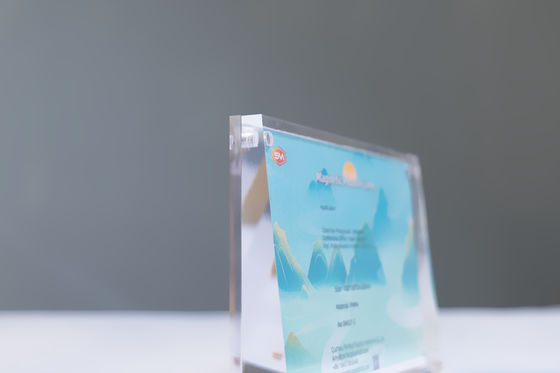 미니 투명한 플라스틱 그림 프레임 자석과 냉장고 자석 8 x 12 사진 프레임