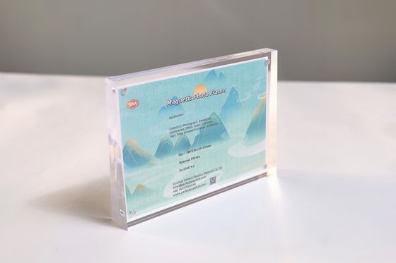 다중 크기의 디지털 프레임 장식용 선명한 아크릴 사진 프레임