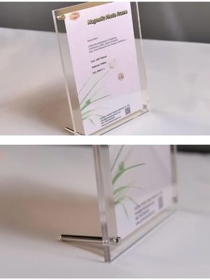 스크루 스탠드 클리어 아크릴 사진 프레임 아크릴 큐브 사진 프레임 아크릴 사진 블록